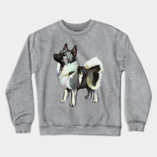 elk hound doggy Crewneck Sweatshirt